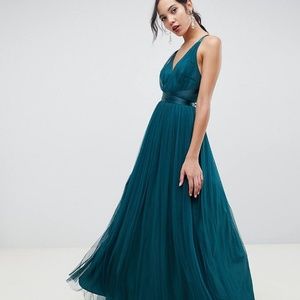 Asos Dress Size 10 Green Long